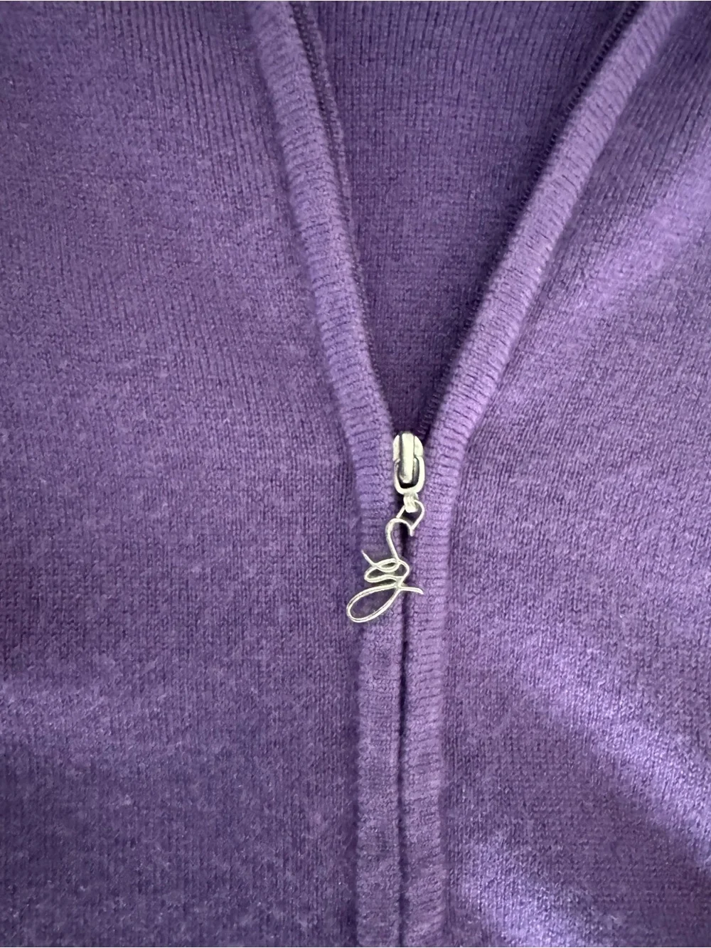 Susan Graver Purple 3 Piece Knit Sweater Pants Set XL Fits 1X